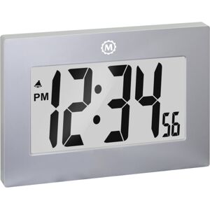 Marathon Large Digital Frame Clock w/3.25 inch Digits, Graphite Gray, CL030064-GG-00-NA