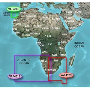 Garmin BlueChart g2 Vision - Knysna SA to Beira MZ JUL 08 (AF452S) SD Card 010-C0752-00