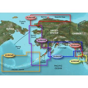 Garmin BlueChart g2 Vision - Aleutian Islands JUL 08 (US034R) SD Card 010-C0735-00