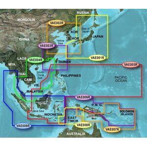 Garmin BlueChart g2 Vision - Taiwan JUL 08, AE003R, SD Card 010-C0878-00