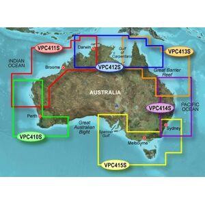 Garmin BlueChart g2 Vision - Geraldton to Darwin JUL 08 (PC411S) SD Card 010-C0869-00