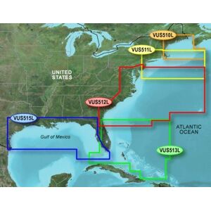 Garmin BlueChart g2 Vision - Jacksonville - Bahamas JUL 08, US513L, SD Card 010-C0742-00