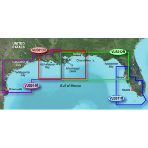 Garmin BlueChart g2 Vision - Tampa-New Orleans JUL 08 (US012R) SD Card 010-C0713-00