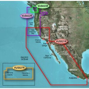 Garmin BlueChart g2 Vision - California-Mexico JUL 08, US021R, SD Card 010-C0722-00