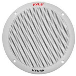 Pyle 6.5in 2-Way Dual Cone Marine Speakers 400W Max, White, PLMR605W