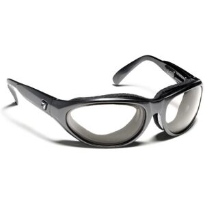 7Eye by Panoptix 7 Eye Air Shield Diablo Sunglasses,SharpView Clear Lens,Charcoal Frame,M-L 170340