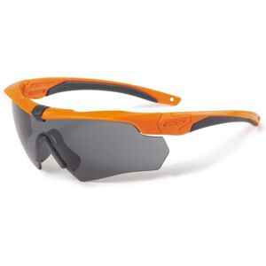 ESS Crossbow Ballistic Sunglasses, Hi-Vis Orange Frame, Smoke Gray/Clear Lens, EE9007-22