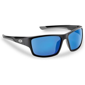 Flying Fisherman 7712BSB Sand Bank Polarized Sunglasses, Matte Black Frame, Smoke-Blue Lens, 7712BSB