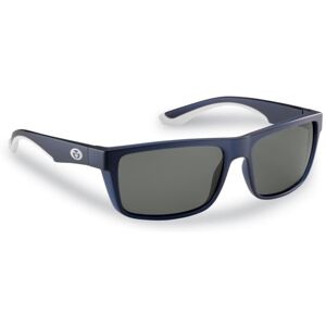 Flying Fisherman 7879NS Streamer Polarized Sunglasses, Crystal Navy Frame, Smoke Lens, 7879NS