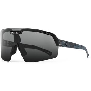 Gatorz Havok Sunglasses, Engraved Logo, Graffiti Camo Frame, Smoke Polarized Lens, 841235126451