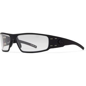Gatorz Magnum Sunglasses, Milspec Ballistic, Z87.1 Black Frame, Clear Anti Fog Lens, GZ-01-003