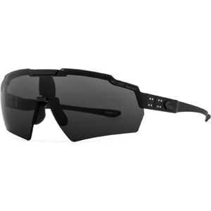 Gatorz Milspec Ballistic Z87.1 Sunglasses, Black Cerakote Frame, Smoke Lens, Blackout Logo, One Size, GZ-10-401