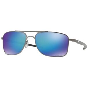 Oakley GAUGE 8 OO4124 Sunglasses 412406-62 - Matte Gunmetal Frame, Prizm Sapphire Polarized Lenses