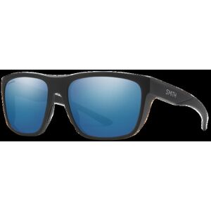 Smith Optics Barra Sunglasses, Matte Black Frame, ChromaPop Glass Polarized Blue Mirror Lens, 20522300360QG