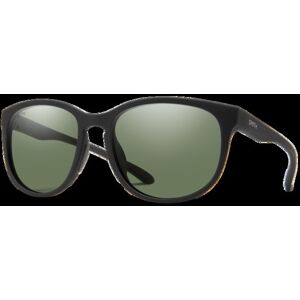 Smith Lake Shasta Sunglasses, Matte Black Frame, ChromaPop Polarized Grey Green Lens, 20492800356L7