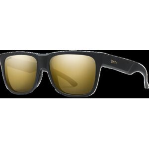 Smith Lowdown 2 Sunglasses, Matte Black Gold Frame, ChromaPop Polarized Black Gold Lens, 2009410NZ56HN