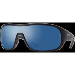 Smith Spinner Sunglasses, Matte Black Frame, ChromaPop Polarized Blue Mirror Lens, 20498100399XX