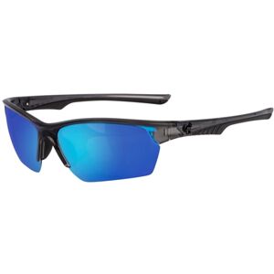 Spiderwire SPW009 Sunglasses, Matte Grey Frame, Blue Mirror Grey Base Lens, SPW009 CGYSMKBLU
