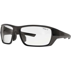STNGR Alpine Ballistic Sunglasses, Matte Black/Clear, Medium/Large, T5-24XN-DH9S
