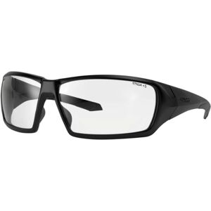 STNGR Ridge Ballistic Sunglasses, Matte Black/Clear, Large, PV-HD7U-M9WB