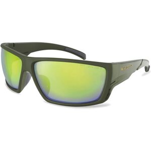 War Bird Fusillade Glasses, Green Frames/Brown Lens/Ice Green Shield, EYFUGRBRIGR