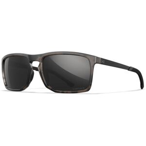 Wiley X Active 6 Axe Captivate Pol Sunglasses, Matte Tortoise Brown, Black Mirror Lens, AC6AXE05