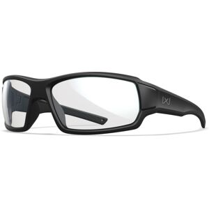 Wiley X Changeable Series Breach 2.5 Sunglasses, Matte Black Frame Gunmetal Logo, Clear Lens, CHBRC03