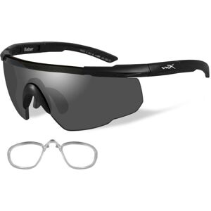 Wiley X Saber Advanced Sunglasses - 3 Lens Package, 1 Matte Black Frame w/Smoke Grey,Light Rust,Vermillion, 309RX