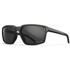 Wiley X WX Sierra Sunglasses, Matte Black Frame, Sierra Captivate Grey Lens, AC6SRA01