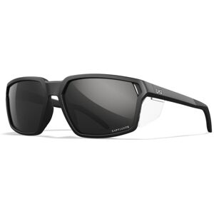Wiley X WX Sierra Sunglasses, Matte Black Frame, Sierra Captivate Pol Black Mirror Lens, AC6SRA05