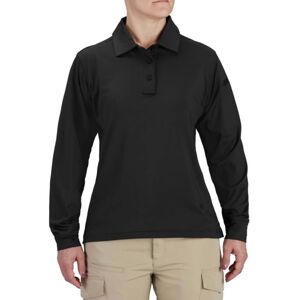 Propper EdgeTec Long Sleeve Polo - Women's, Black, 4XL, F58255M0014XL