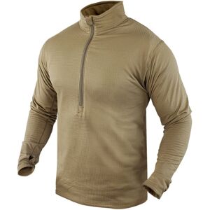 Condor Outdoor Base II Zip Pullover, Coyote Brown, Large, 603-498-L