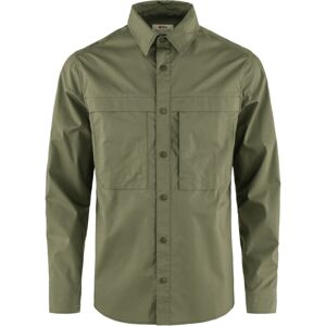 Fjallraven Abisko Trail Shirt Long Sleeve - Men's, Green, Extra Large, F12600194-620-XL