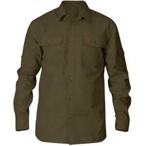Fjallraven Singi Trekking Long Sleeve Shirt- Men's, Dark Olive, Extra Large, F81838-633-XL