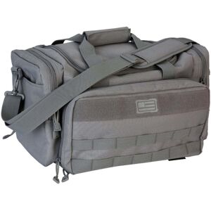 Evolution Outdoor Range Bag, Polyester, MOLLE Webbing, Hook and Loop Panel, Large Main Compartment with Multiple Exterior Zipper Compartments, Gray