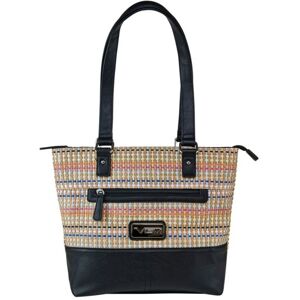 Vism Concealed Carry Woven Tote Bag, Black, BWK001