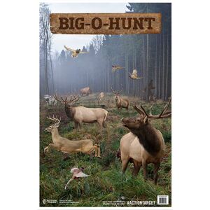 Action Target GS-BIGHUNT-100 Action Big-O-Hunt Hanging Paper 23 X 35 Anima