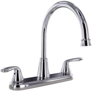 Phoenix Faucets By Valterra Two Handle 8 Hybrid Kitchen Faucet w/ High Arc Spout Chrome, PF231302"