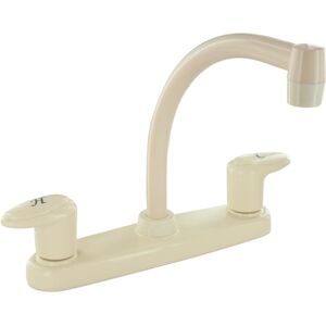 Phoenix Faucets Catalina Two Handle 8 Kitchen Faucet With Hi Arc Spout, Biscuit, PF221101"