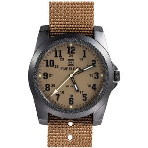 5.11 Tactical Pathfinder Watch, 42mm, Stainless Steel, Nylon Band, Kangaroo, 1 SZ, 56623-134-1 SZ