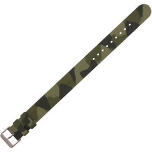 Marathon Camouflage Rubber Watch Strap, 20mm, Green, WS-RB-CGRSS-20-11