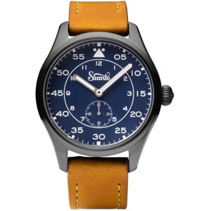 Szanto Heritage Aviator Watches, Blue Dial, Tan Strap, Gun Gray, One Size, SZ 2756