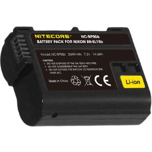 Nitecore NC-BP006 Camera Battery, Nikon EN-EL15B, Black, 6952506494576