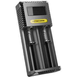 Nitecore Universal Battery Charger, Ci2, Dual-Slot, Black, 6952506495351