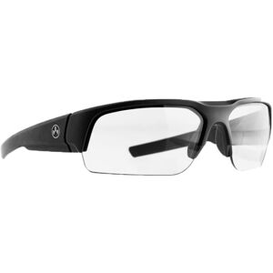 Magpul Industries Helix Eyewear Shooting Glasses, Black Frame, Clear Lens, MAG1097-0-001-1000