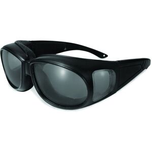 SSP Eyewear Kachess Over The Glasses Shooting Glasses, Black Frame, Smoked Anti-Fog Lens, KACHESS SM A/F