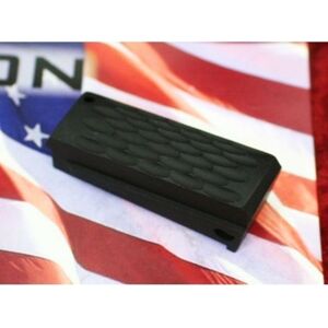 Fusion Firearms 1911 Mainspring Housing Alloy Officer Chain Link, Black, 1911-MSH-27-43