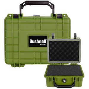 Bushnell 9.12in Compact Waterproof Hard Camera Case w/Foam, Green, BN00042-GRN