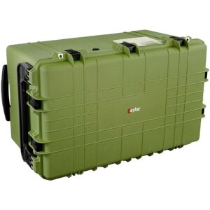 Eylar 3XL 32in Waterproof Transport Roller Gear, Camera, Tools, Equipment Hard Case w/Foam, Green, SA00033-GRN