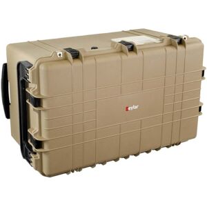 Eylar 3XL 32in Waterproof Transport Roller Gear, Camera, Tools, Equipment Hard Case w/Foam, Tan, SA00033-TAN